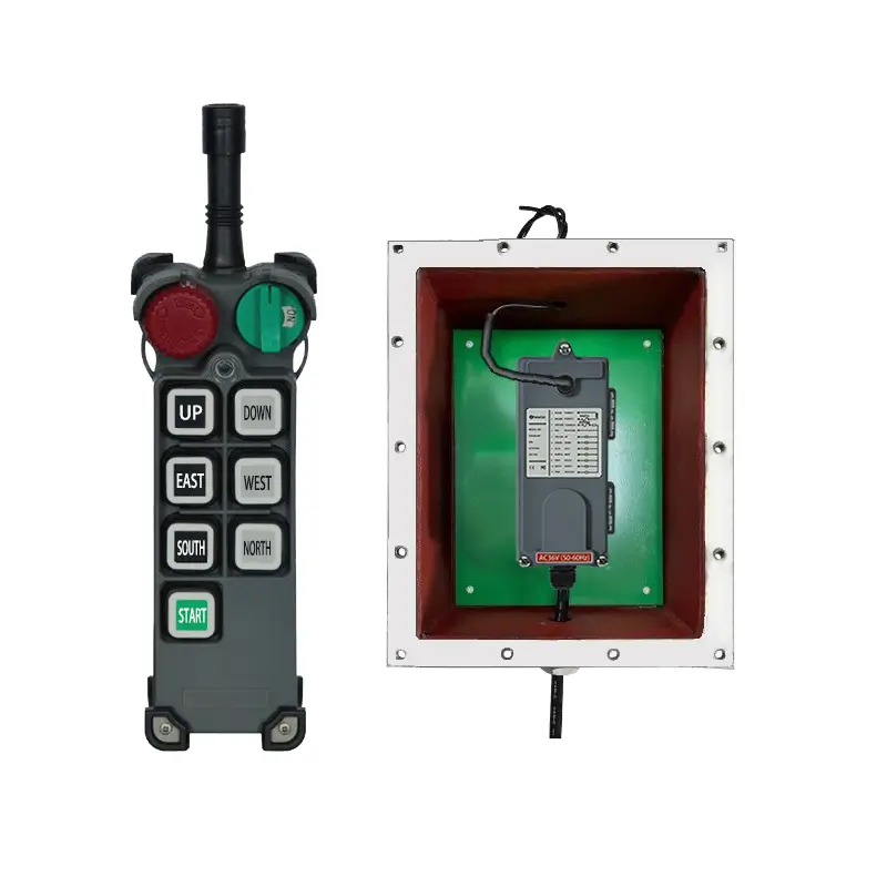 Explosion-proof remote control receiver installed inside an explosion-proof box, meeting higher explosion-proof standards (CT4 and above).